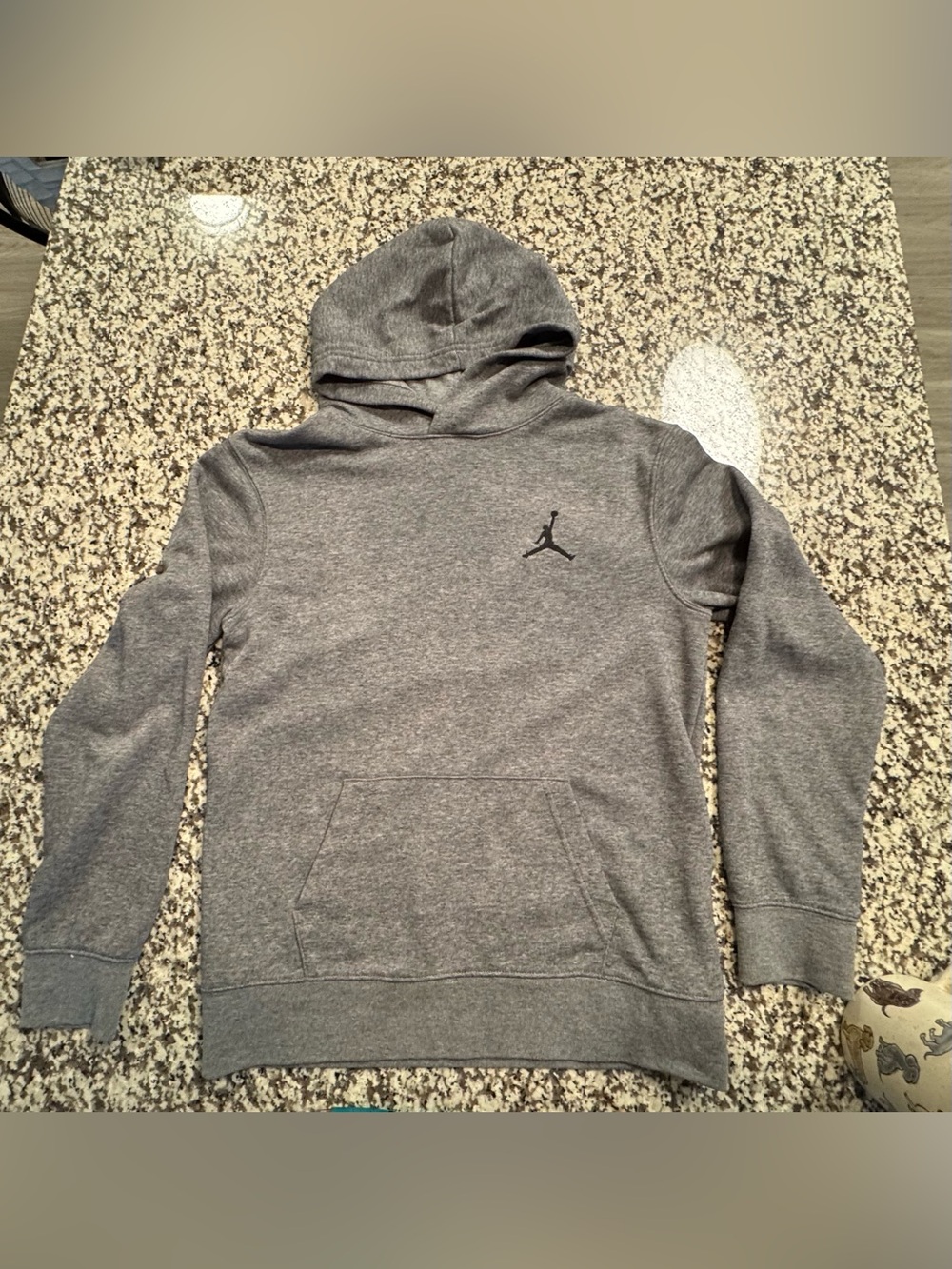 Jordan Boy’s Gray Pullover Hoodie Sweatshirt